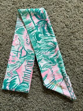 Lilly Pulitzer Colorful Camelflage Head Wrap Stretch Hair Tie Band Stretch Beach